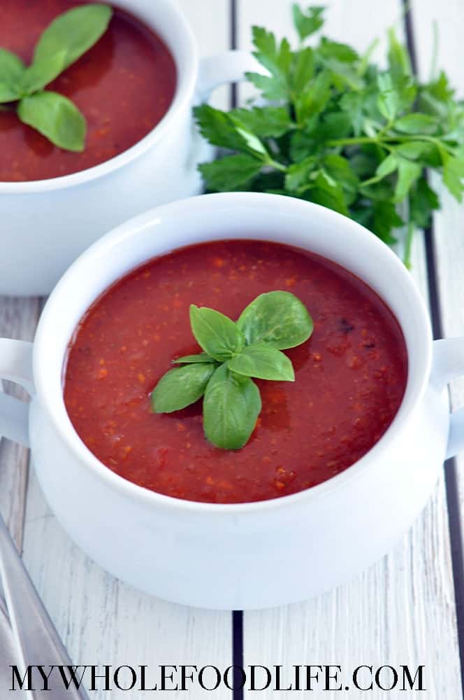 Rustic Tomato Soup from My Whole Food Life