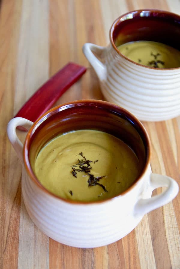 Carrot Rhubarb Soup from Tasting Page