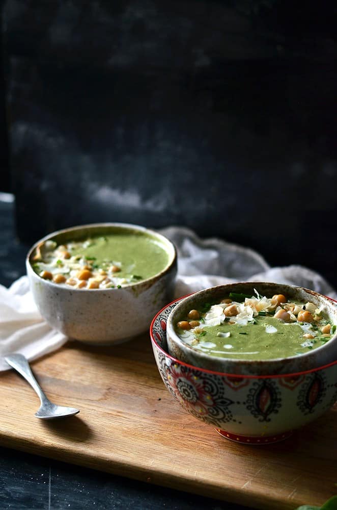 Spirulina Supergreens Soup from Hungry Herbivores