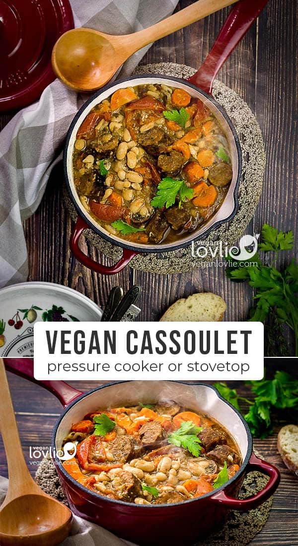 Vegan Cassoulet - pressure cooker or stovetop
