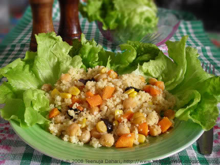 Couscous with vegetable