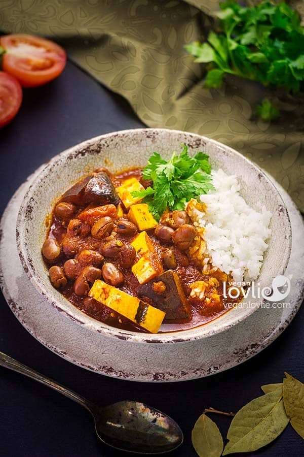 Delicata squash and fava beans stew