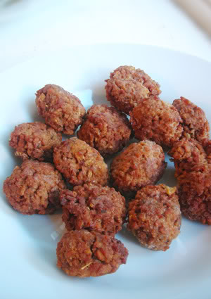 meatless balls, vegan meat balls