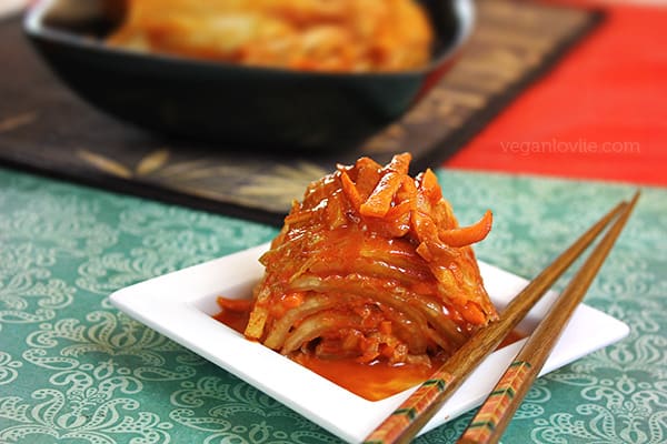 Vegan/Vegetarian Kimchi recipe, no onion and no garlic