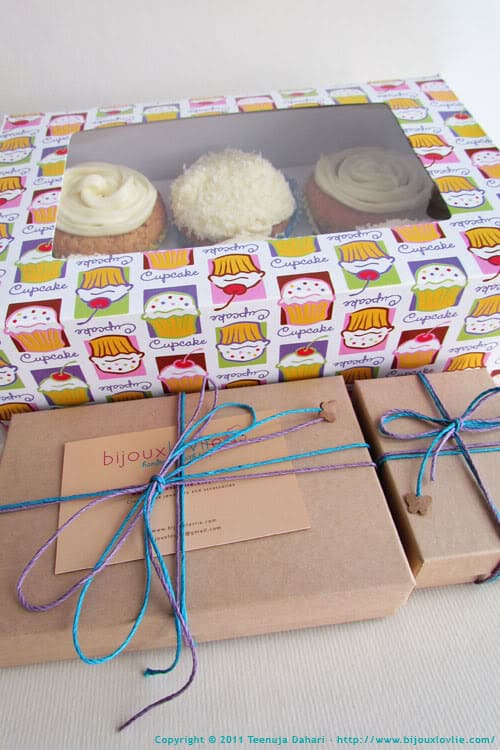 cupcakes and handmade gift