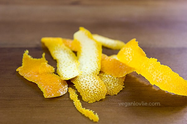 orange peel for lemongrass hibiscus tea