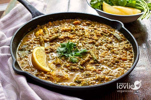creamy lemony lentil curry