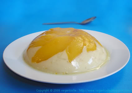 Mango rice water jelly