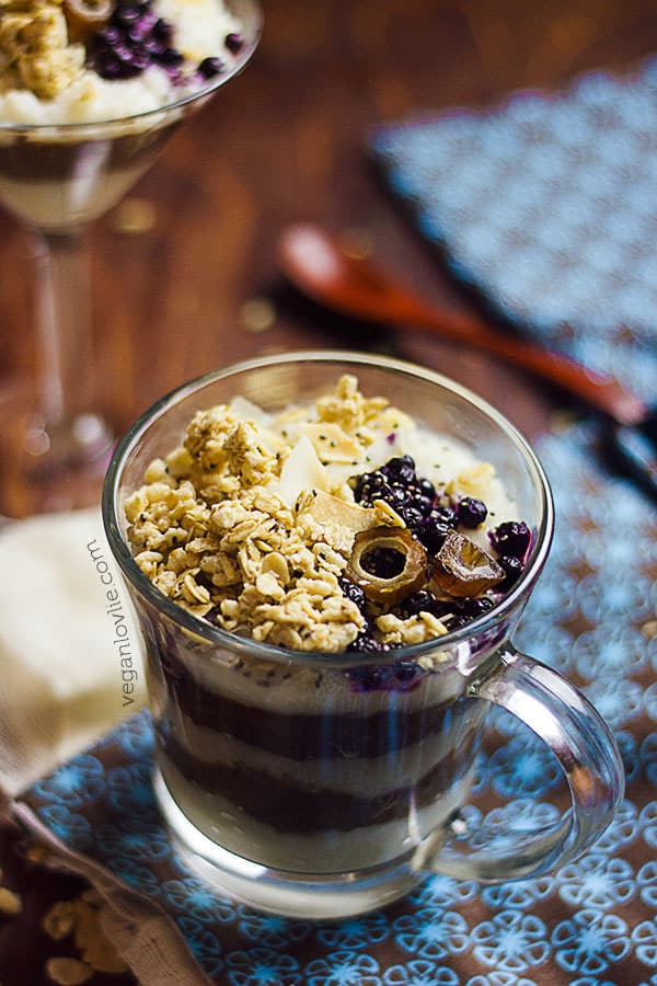 Layered Easy Rice Pudding with Nature's Path Granola 
