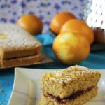 Gluten-free Vegan Orange Polenta Cake recipe, no added oil