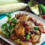 Ocean Plantain a la Mexicana with fire roasted tomates, Plantain recipes, Muir Glen tomato review