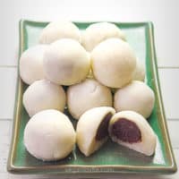 red bean mochi balls, daifuku mochi, vegan recipe