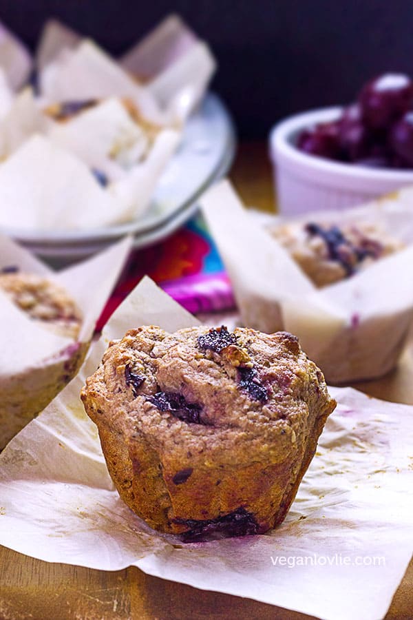 Cherry Sugar Free Muffins, healthy breakfast muffins