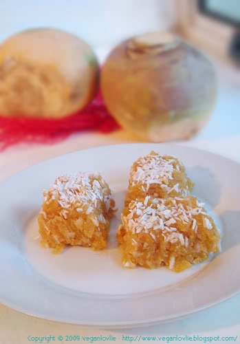 swede rutabaga dessert squares
