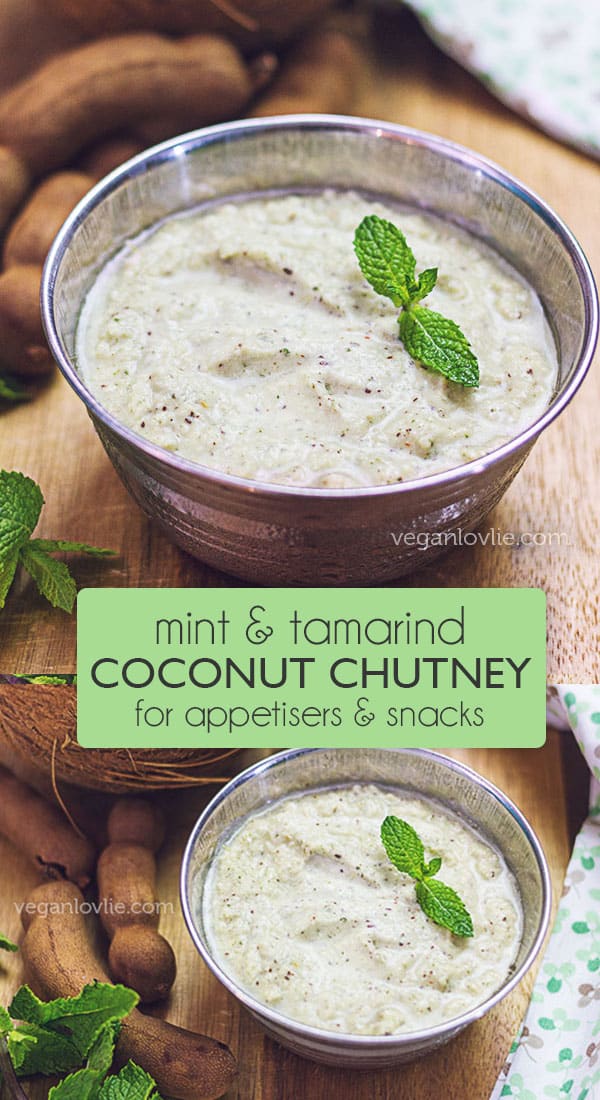 Tamarind Coconut Mint Chutney