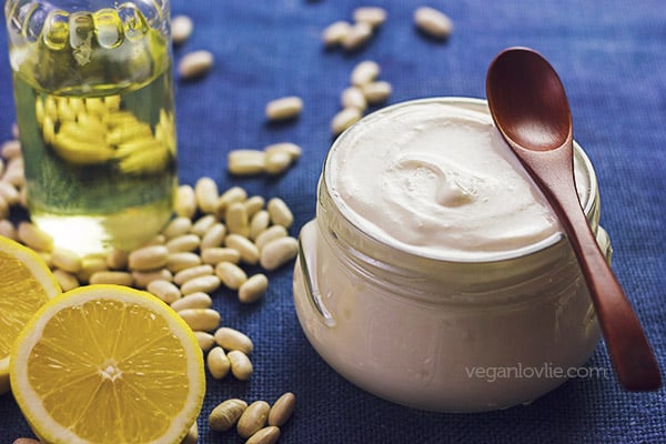 ? Homemade mayonnaise recipe that is low in fat, eggless, cholesterol-free?, soy-free and nut-free.