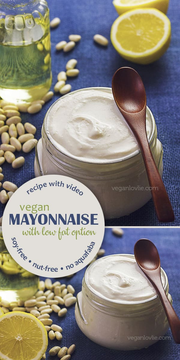 Eggless Mayonnaise Recipe Low Fat Soy Free Nut Free Vegan Mayo