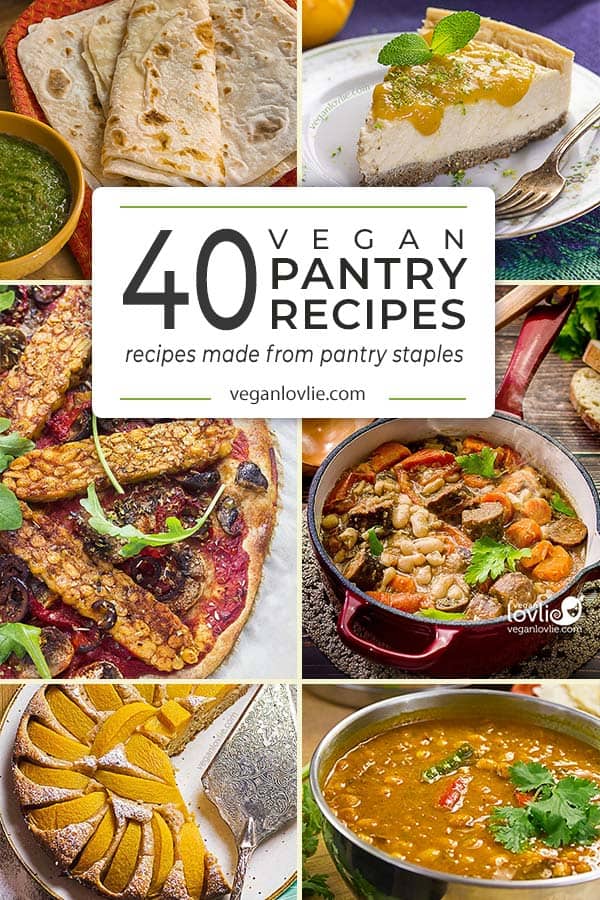 Vegan Pantry Recipes from Pantry Staples - Vegan Food List