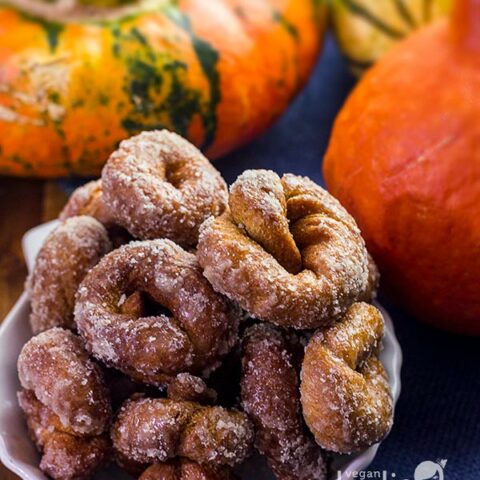 Vegan Pumpkin Donuts - Rainbow Nourishments