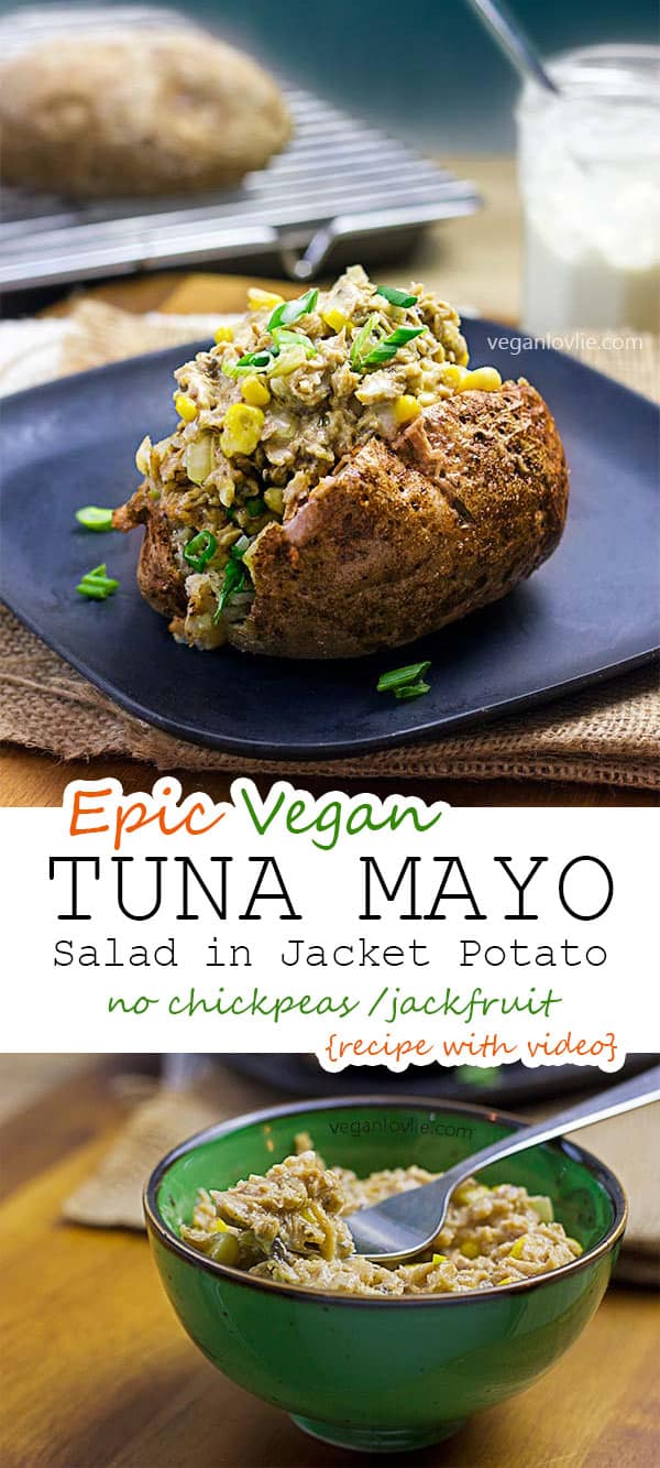vegan tuna mayonnaise, TVP, soya chunks