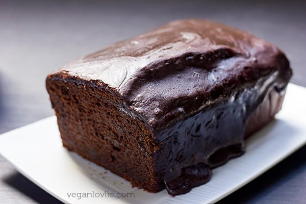 Vegan Chocolate Pumpkin Loaf Cake Recipe
